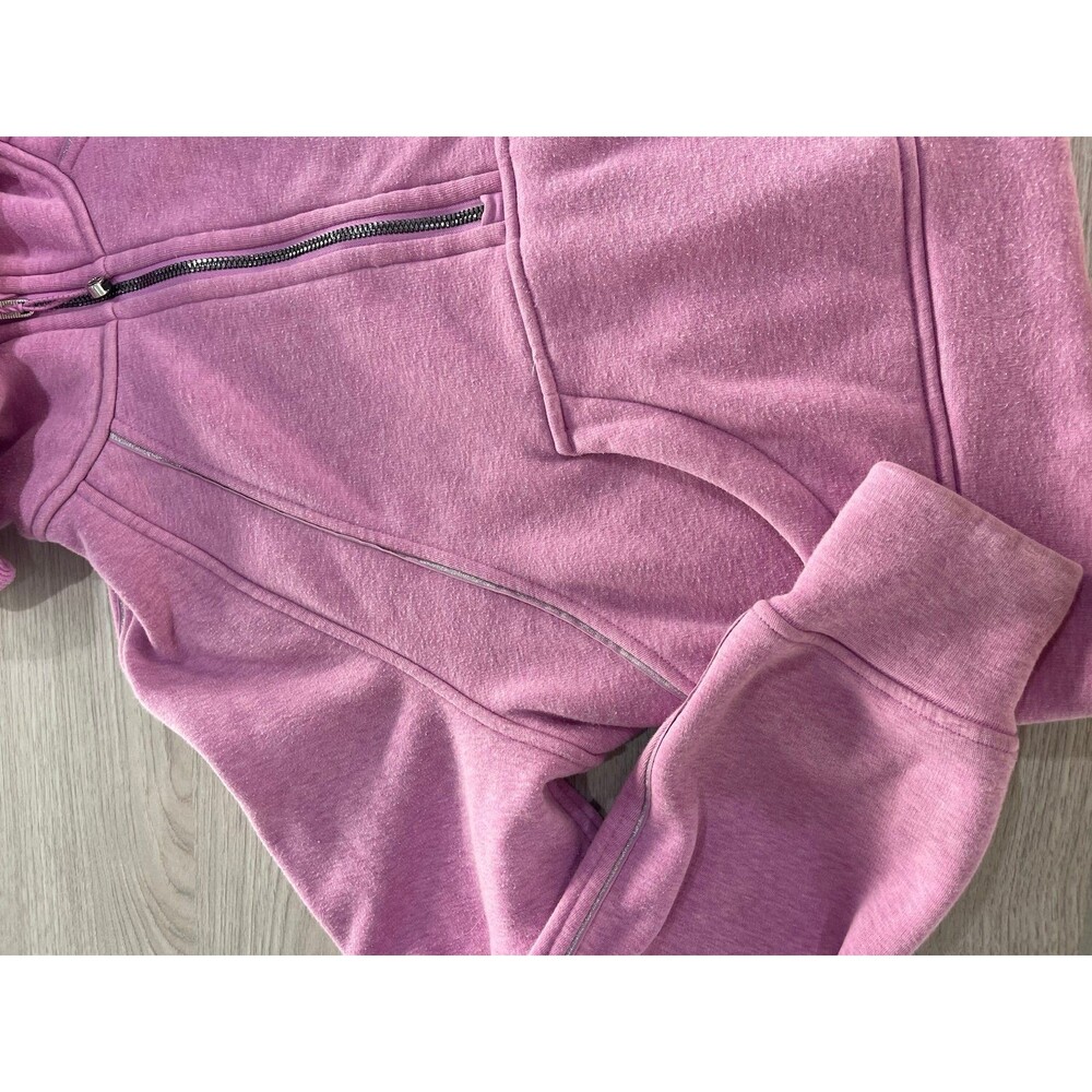 LULULEMON Scuba Plush Oversized Half-Zip Hoodie XS/S Dahlia Mauve - Picture 3 of 5